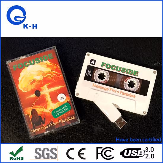 Gadget Cassette Memoria USB Cinta Memoria USB 1GB 2GB