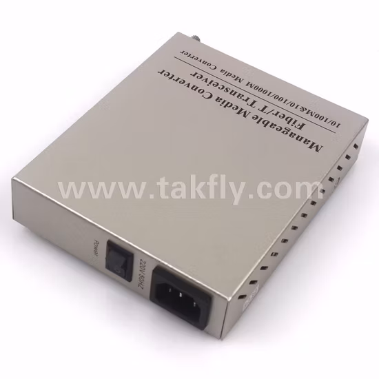 Convertidor de medios Gigabit administrable uno a uno SFP Prot de 1000 Mbps