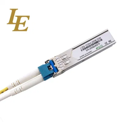 Precio del módulo SFP de fibra óptica de 20km LC de fibra única SFP 1310nm/1550nm 20km