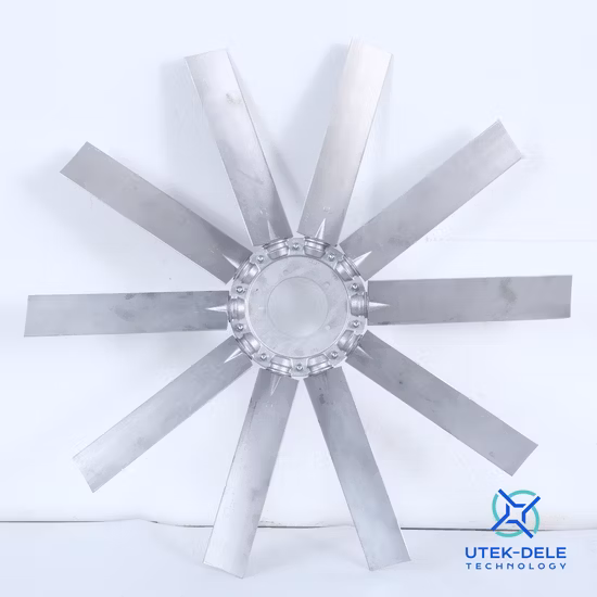 Ventilador de refrigeración axial de ángulo ajustable P3h Alu con 8 aspas para ventilación del motor