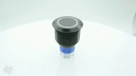 Interruptor de encendido con iluminación LED electrónica a prueba de agua, interruptor de botón Micro automático basculante táctil